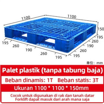 Pallet Plastik High Quality 110*110*15 cm