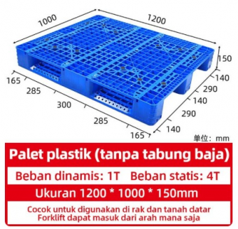 Pallet Plastik High Quality 120*100*14 cm