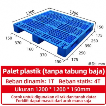 Pallet Plastik High Quality 120*120*15 cm