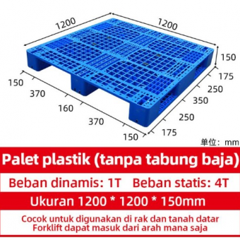 Pallet Plastik High Quality 120*120*15 cm