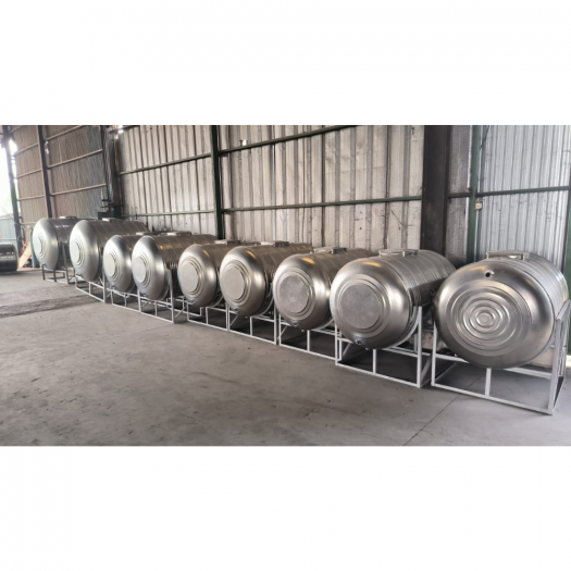 Tangki Air Dingin Stainless Steel Horizontal Kapasitas 14000 Liter
