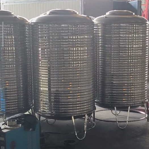 Tangki Air Stainless Steel Dasar Flat kapasitas 4000 Liter